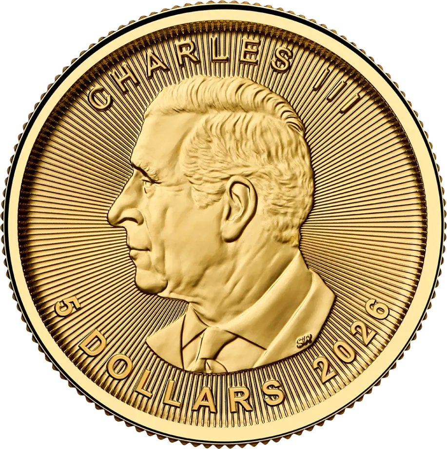 Pièce d'Or Maple Leaf, 1/10 once, 2026, Neuve